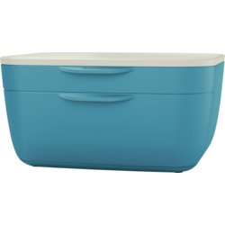 Schubladenset Cosy, für Format A4, 2 Schubfächer, stapelbar ja, sanftes blau