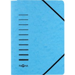 Gummizugmappe, für Format A4, 230mm breit, 320mm hoch, hellblau