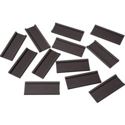 Magnetschiene C-Profil, 50mm breit, 20mm hoch, selbstklebend nein, braun