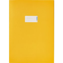 Papier-Heftschoner DIN A4, 29.9cm hoch, Inhalt der Packung 25, gelb