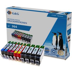 Inkjetpatrone kompatibel zu HP 364XL, G&G