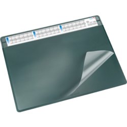 Schreibunterlage DURELLA SOFT, Form rechteckig, mit Kalender ja, grün