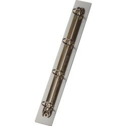 Magnetische 4-Ring-Mechanik, für Format A5 bis A4, 30mm ø, 40mm hoch, silber