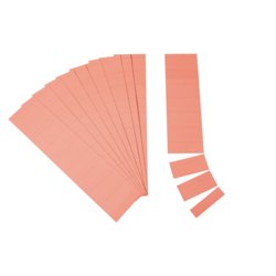 Einsteckkarte für Planrecord Stecktafel, 4 cm, 40mm breit, 32mm hoch, rot