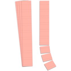 Einsteckkarte für Planrecord Stecktafel, 7 cm, 70mm breit, 32mm hoch, rosa