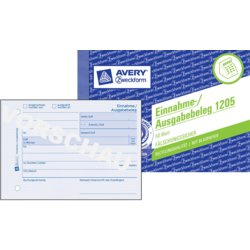 Einnahme-/Ausgabebeleg mit Dokumentendruck, AVERY Zweckform®