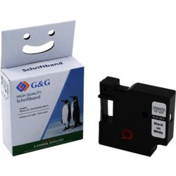 Schriftbandkassette D1 für DYMO®, G&G