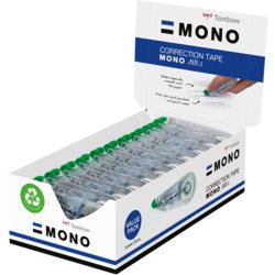 Korrekturroller MONO air Mehrwertpackung 15 + 5 gratis, 10m lang, transparent