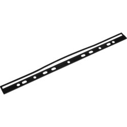 Ordnungsschiene M-Clip "the rail", für Format A4, 310mm breit, schwarz