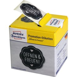 Promotion-Etiketten "öffnen & freuen", AVERY Zweckform®