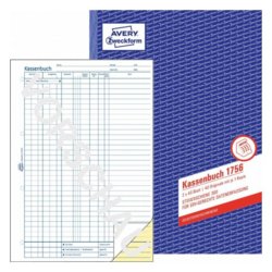 Kassenbuch für EDV-gerechte Datenerfassung (Steuerschiene 300), AVERY Zweckform®