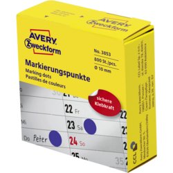 Markierungspunkte auf Rolle, AVERY Zweckform®