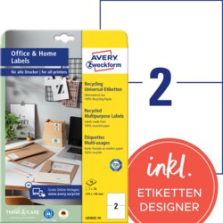 Recycling Universal-Etikett, Office & Home, AVERY Zweckform®