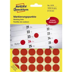 Markierungspunkt, farbig, AVERY Zweckform®