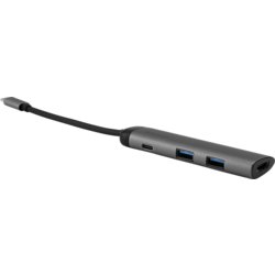 USB 3.1-C Multiport-Hub USB 3.0, HDMI 4K, Verbatim