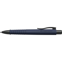Kugelschreiber Poly Ball Urban XB, Schaft navy blue, Druckmechanik, blau