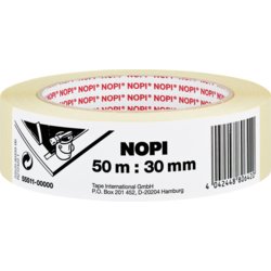 Maler-Krepp, 30mm breit, 50m lang, beige
