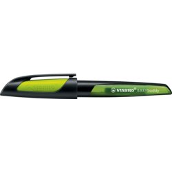 Schulfüller EASYbuddy®, Schaft schwarz/limette, königsblau (löschbar)