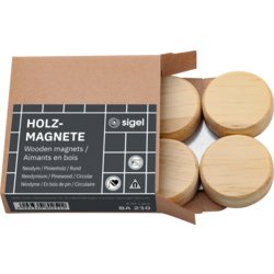 Holzmagnet, sigel