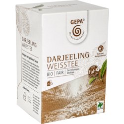 Tee bio & fair, Inhalt 40g, Bio Weißtee Darjeeling, Packung mit 20
