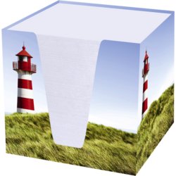 Notizzettel-Box Leuchtturm, RNKVERLAG