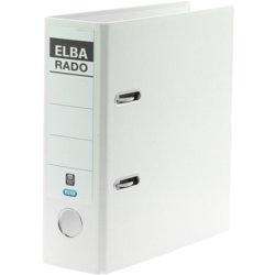 Ordner ELBA rado plast A5 hoch, 75 mm, 220mm breit, 230mm hoch, weiß