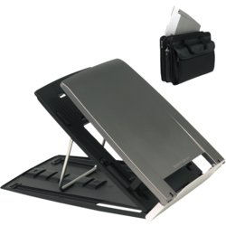 Laptopständer Ergo-Q 330, für Gerätetyp Laptop bis 17", 228mm breit, grau