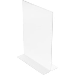 Tischaufsteller "Classic Image", gerade, für Papiergrößen A4 hoch, transparent