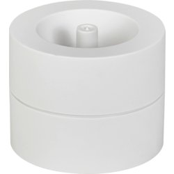 Klammernspender MAULpro Recycling, 73mm ø, 73mm breit, 60mm hoch, weiß
