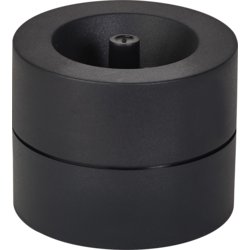 Klammernspender MAULpro Recycling, 73mm ø, 73mm breit, 60mm hoch, schwarz