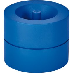 Klammernspender MAULpro Recycling, 73mm ø, 73mm breit, 60mm hoch, blau