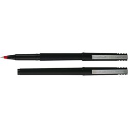 Tintenroller uni-ball MICRO, Schaft schwarz, Strichstärke 0.2mm, rot