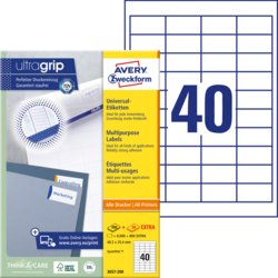 Universal-Etikett, ultragrip, 48,5 mm breit, AVERY Zweckform®