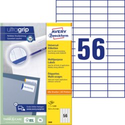 Universal-Etikett, ultragrip, 52,5 mm breit, AVERY Zweckform®