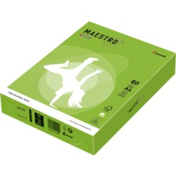 Kopierpapier intensivfarben, DIN A4, 120g/m², Papier holzfrei, ECF, maigrün