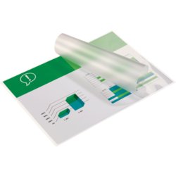 Heißlaminier-Folientasche DocumentPouch, glänzend, für Format A7, farblos