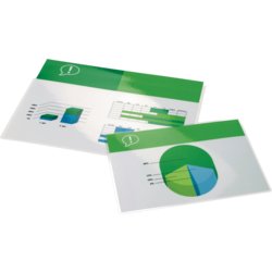 Heißlaminier-Folientasche DocumentPouch, glänzend, für Format A4, farblos