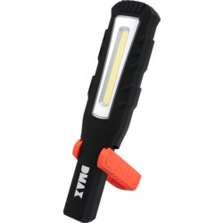 DMAX Handstrahler WLG 202, COB-Arbeitslicht, 1 Leuchtmittel, schwarz/orange