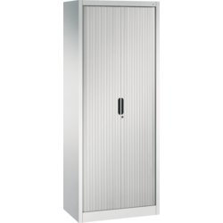 Omnispace Rollladenschrank, 800mm breit, Tiefe 420mm, lichtgrau RAL 7035