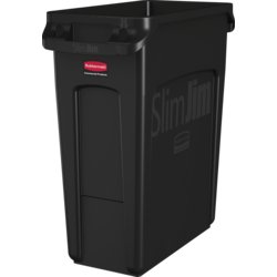 Abfallbehälter Slim Jim® mit Lüftungskanälen, Rubbermaid®