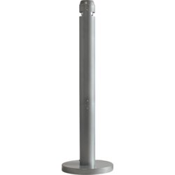 Standascher Smokers' Pole, 1041mm hoch, silber-metallic