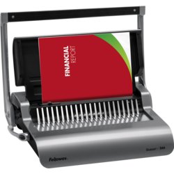 Plastikbindegerät Quasar+ 500, Stanzleistung (Blatt) 22 (80g/m² Papier), graphit