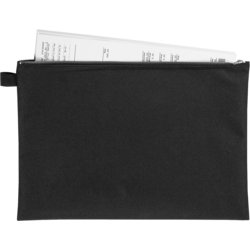 Reißverschlusstasche/Banktasche Office, für Format A4, schwarz