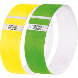 Eventbänder Super Soft Mix-Pack fluoreszierend, sigel