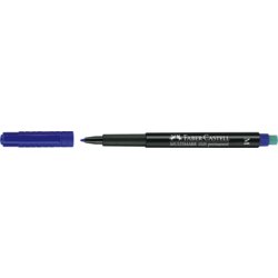 Marker MULTIMARK, wasserfest, Strichstärke 1mm, Schaft schwarz, blau