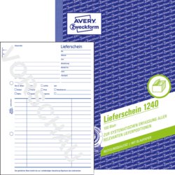 Lieferschein 1240, AVERY Zweckform®