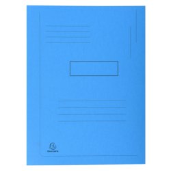 Aktenmappe Forever®, 2 Klappen, für Format A4, für Anzahl Blatt 200, blau