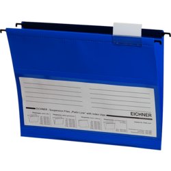 Hängemappe Platin Line, für Format A4, Packung mit 10 Stück, blau