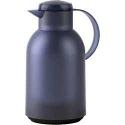 Isolierkanne SAMBA Quick Press 1,5 l, 27.9mm hoch, blau-grau-transluzent