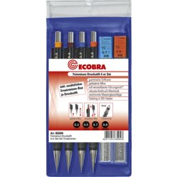 Feinminen-Druckstift 4er-Set, ECOBRA